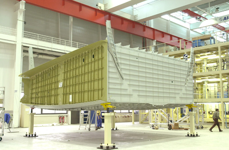 1st A380 centre wingbox